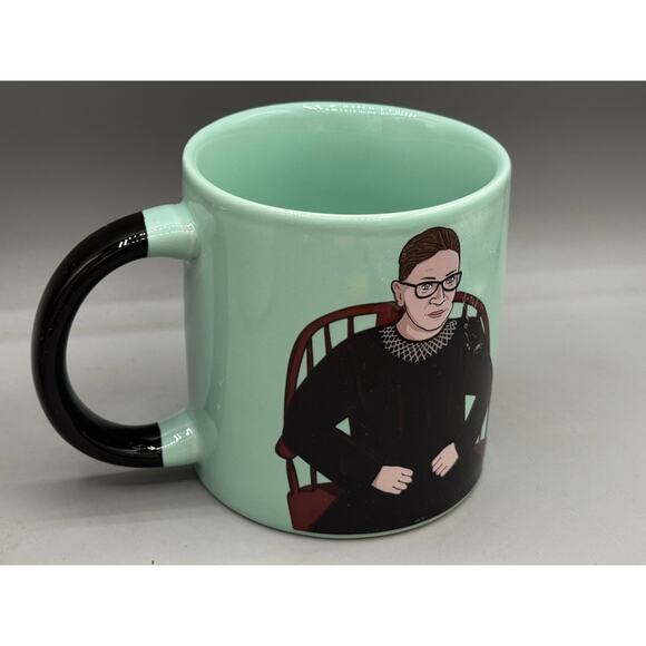 Ruth Bader Ginsburg RBG Unemployed Philosophers Guild Mug - Picture 2 of 4